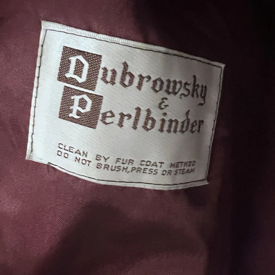 Chaqueta de piel de visón FAUX “Dubrowsky & Perlbinder” para mujer, talla XL Foto 3 de 4