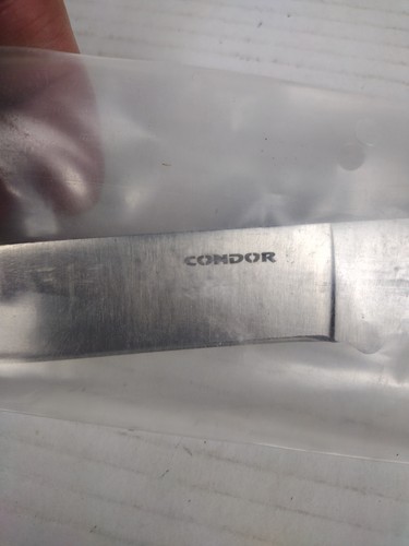 Kephart Condor Blade Blank W/Walnut Blocks Kit Fixed 4.5" Steel Full Tang Rivets - Picture 4 of 11