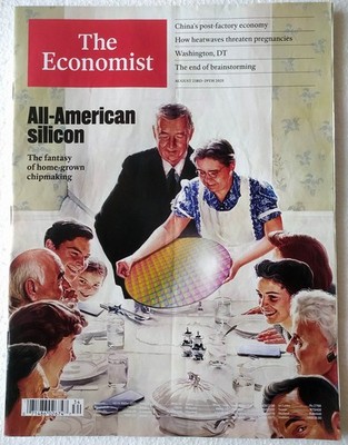 The Economist Magazine 23.-29. August 2025 All-American Silicon Cover Issue C...