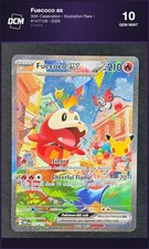 Fuecoco ex 30° Celebrazione #147/128 Segreto Raro 2026 Pokemon DCM 10