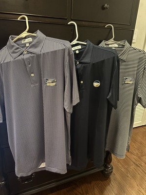 Georgia Southern - Peter Millar Polos Medium, Lot Of 3