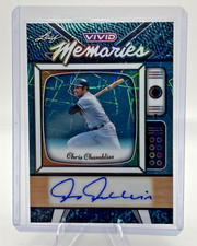 2025 Leaf Vivid Chris Chambliss Memories Auto Blue Laser #1/1