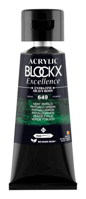 Blockx 3x Acryl EF Phthalogruen S3 75 ml 71649BXC