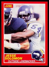Jesse Solomon, 1989 Score, #181, Minnesota Vikings