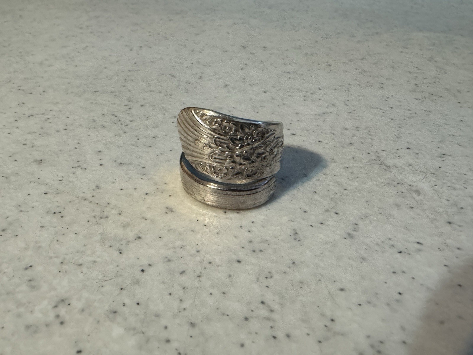 Vintage Sliver Spoon Ring Size 7