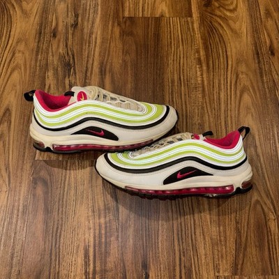 Nike Air Max 97 White Black Green Ember Glow CI9871-100 Men s Size 10