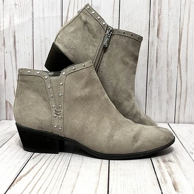 Botines Circus by Sam Edelman Gamuza Taupe Tachonados Talla 8 - Imagen 1 de 4