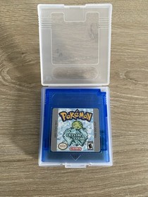 Pokemon: Crystal (Clear) Version (Game Boy Color) GBC - GBA - Tested - NEW