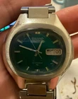 Vintage Seiko 5Actus SS Mens watch Automatic Japan Day/date