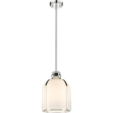 Z-Lite 818-9PN Pearson 1 Light 9.75 inch Polished Nickel Pendant Ceiling Light