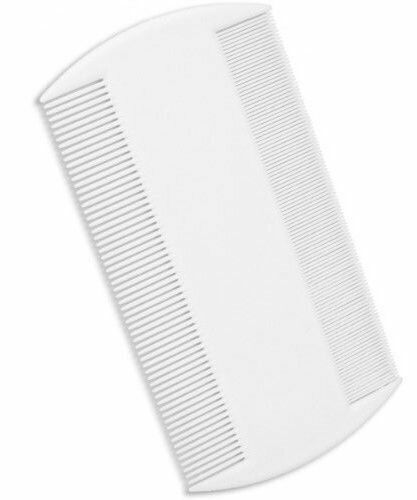 White Double Sided Nit Combs for Head Lice Detection  - Picture 1 of 5