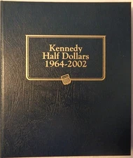 Whitman Classic Coin Album Kennedy Half Dollars 1964-2002 P, D&S, New