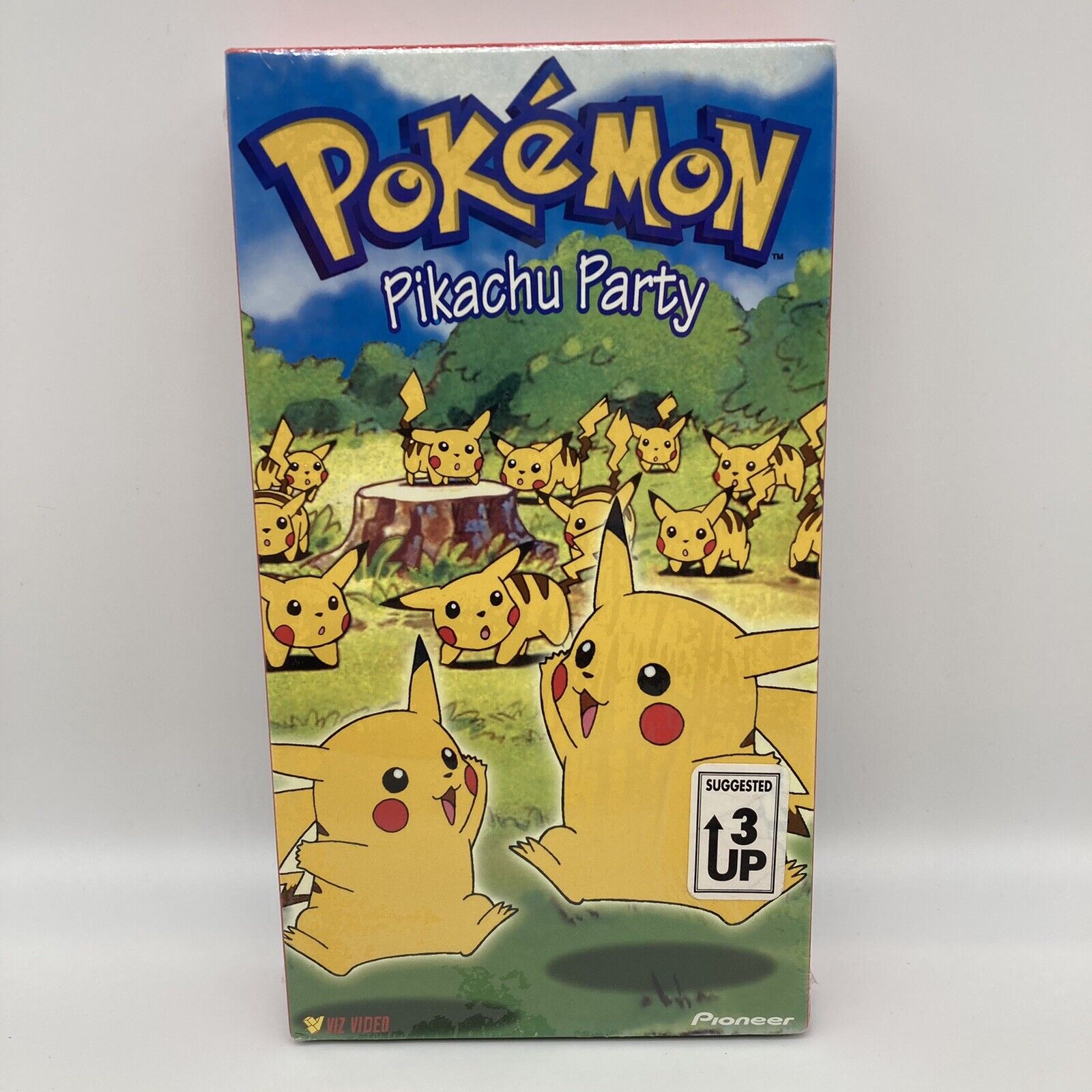 Pokemon Pikachu Party VHS, 1997, 1998 Volume 12 New Factory SEALED! Pioneer Najnowszy standard produktu