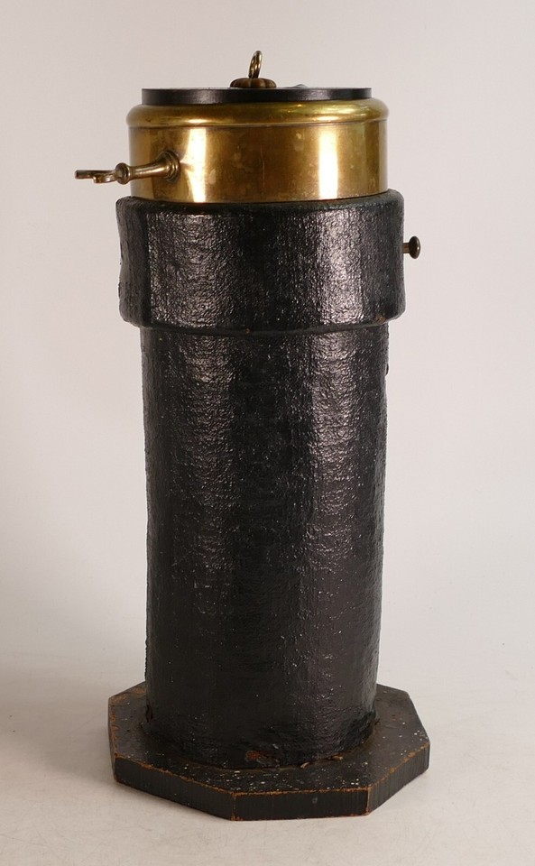 Antique Leather Cordite Gunpowder/Shot Carrier With A Royal Crest eBay