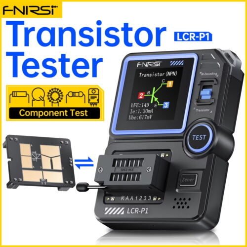 FNIRSI LCR-P1 Transistor Tester Diode Triode MOSFET NPN PNP SMD LCR/ESR Meter US - Bild 2 von 16