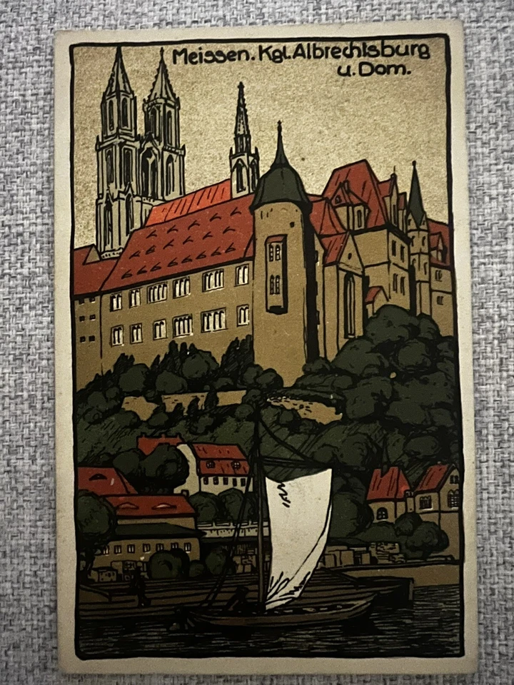 Felix Esterl - Original signierte Postkarte - Maler Expressiven Realismus - Bild 3 von 3