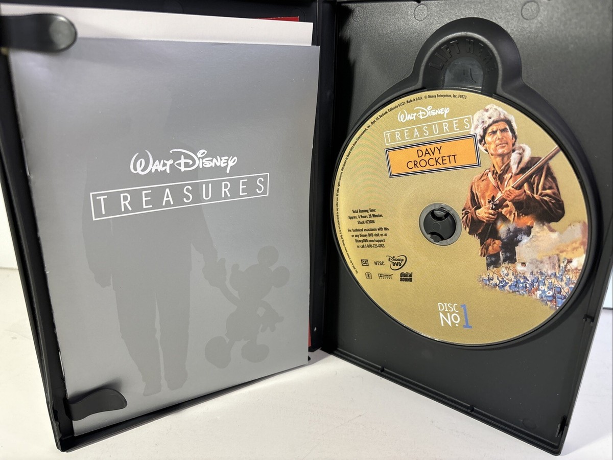 Walt Disney Treasures DAVY CROCKETT Complete Series DVD Mint Discs