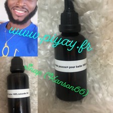 Huile Barbe pour Homme 100% Bio Favorise la Pousse Huile Hydratante Ricin Rasage