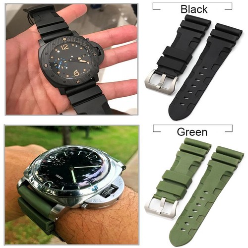 New Waterproof Watch Band Fit for Panerai Submersible Luminox Wristwatches Strap - Picture 4 of 23