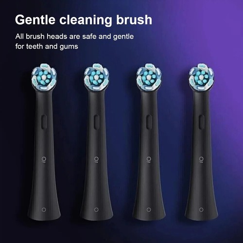 4 Pack Black-White - Oral-B iO Ultimate Clean Replacement Brush Heads-AU - Picture 2 of 10