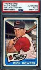 Dick Howser PSA DNA Signed 1965 Topps Autograph
