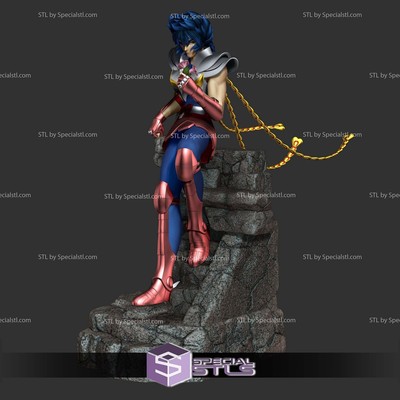 Saint Seiya Ikki Phoenix Rest Saint Seiya Statue 3D Resin Kit! UNBEMALT