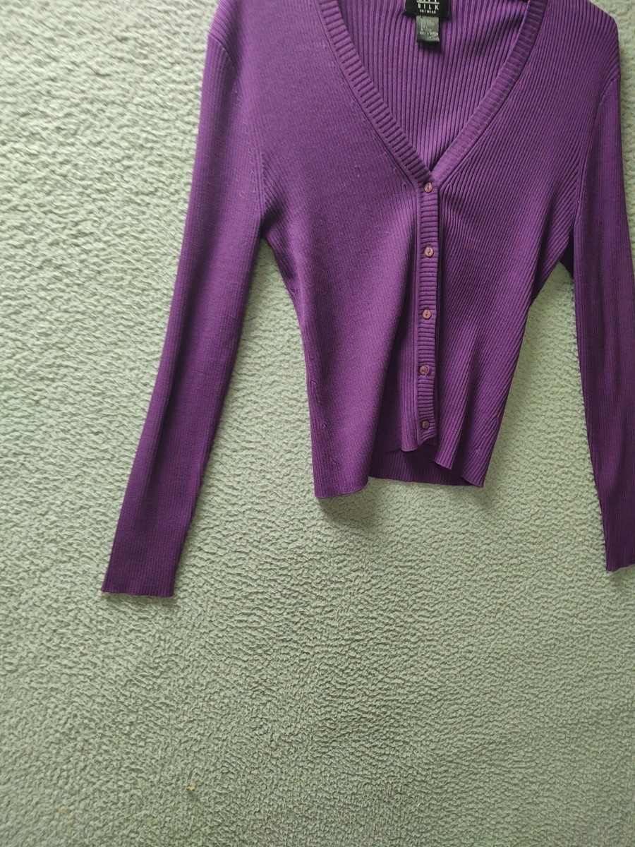 ニット/used Urban Outfitters UO Andrea Collared Cropped Sweater Shirt Pink