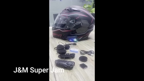 Neu Motorradhelm Bluetooth Headset Super Lang Standby Kabellos Freisprecheinrichtung - Video 1 von 1