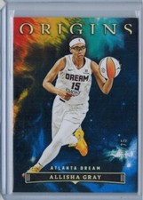 2023 PANINI ORIGINS WNBA ALLISHA GRAY 30/75 BLUE PARALLEL BASE #63 DREAM