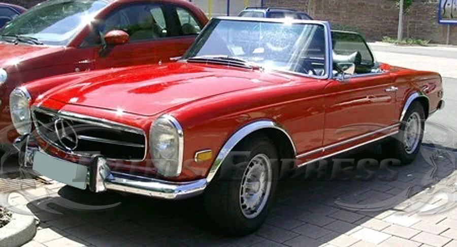 для: 1963-1971 Mercedes Benz W113 230SL 280SL отделка крыла 4 шт. длина 2 дюйма - Изображение 2 из 2
