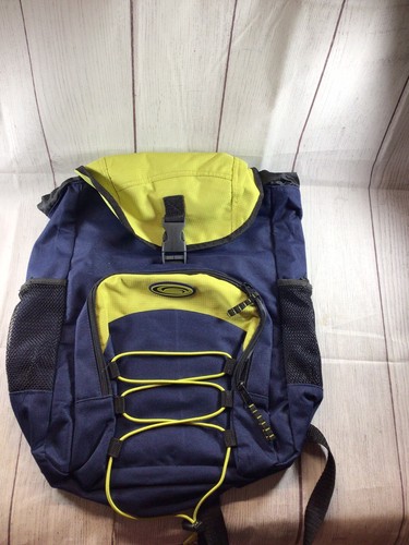 Eastsport Dark Blue Lime Green Backpack Satchel Style