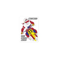 Marty Moates - Great American Motocross Mx Hero - New Moto Sticker