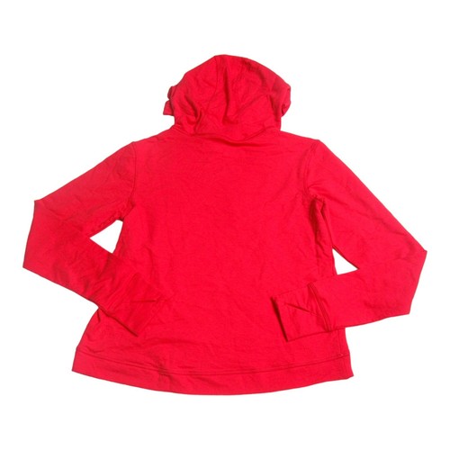 All in Motion Girls Size XS French Terry Hoodie Pullover Cherry Red - Picture 2 of 9