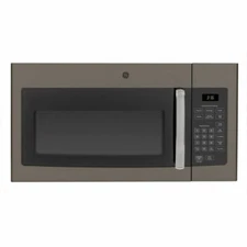 G.E 1000 W 1.6 Cu. Ft. Fingerprint Resistant Over-the-Range Microwave - Slate