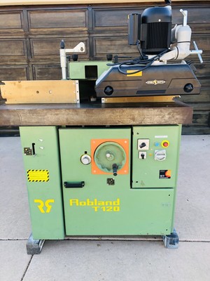 Robland T 120 7 5 Hp Shaper With Steel City Power Feeder