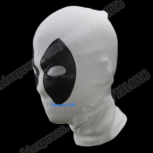 Deadpool Zenpool X-force White Mask Helmet Balaclava Face Halloween Prop Cosplay - Picture 2 of 7
