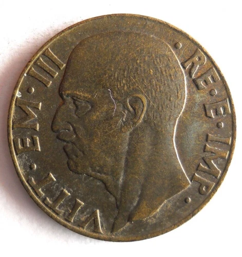 1941 ITALY 10 CENTESIMI - Excellent Coin - FREE SHIP - ITALY BIN #D