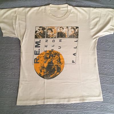 Vintage REM GREEN WORLD Tour T-Shirt Cotton Tee All Size S To 2345XL