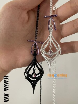 Puella Magi Madoka Magica Necklace Cosplay Kaname Madoka Grief Seed Pendant  Gift