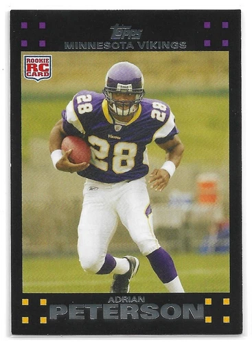 2007 Topps #301 Adrian Peterson RC Minnesota Vikings px4cb