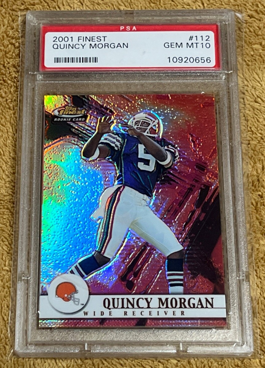 2001 Topps Finest #112 Quincy Morgan 0204/1000 Graded PSA 10 | eBay