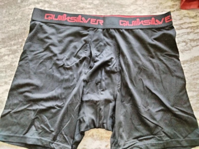 QuikSilver Microfiber Men's Underwear boxer briefs Large MINT FREE SHIP!