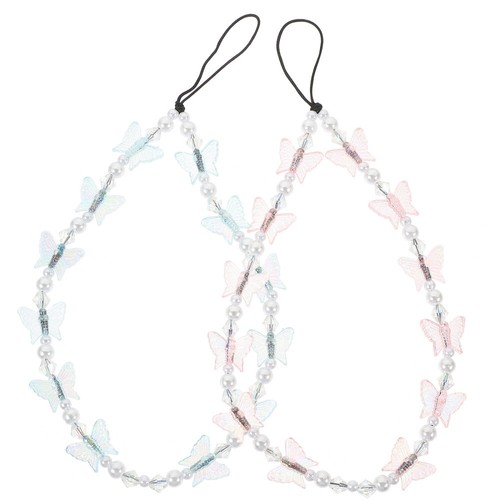 2 Pcs Mädchen Handy-Charme-Armband Ästhetisch Netter Telefonzauber - 第 8/12 張圖片