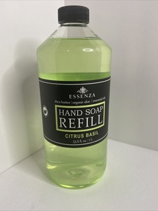 essenza hand soap refill citrus basil 33.8 fl oz