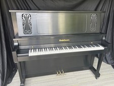 Baldwin 6000 Concert Vertical, Full Upright Piano, Satin Ebony Finish, Bench
