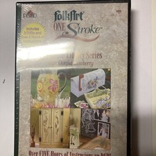 ONE STROKE TECHNIQUE LIBRARY SERIES w Donna Dewberry - Folk Art One Stroke - DVD