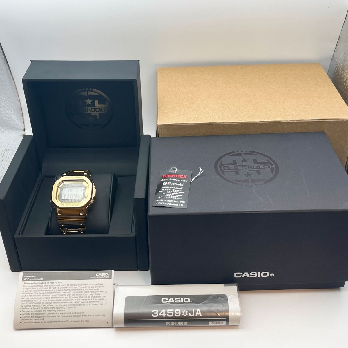 Casio G-Shock GMW-B5000TFG-9JR Full Metal Gold 35th Casio G-Shock GMW-B5000TFG-9JR Full Metal Gold 35th