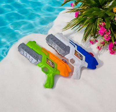 Wasserpistole Pumpgun Wasserspielzeug Spritzpistole mit Tank Power 32 cm 2 Stück