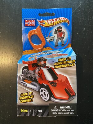 Mega Bloks Hot Wheels Ripcord Launcher Speed Racer (Red) RARE NEW IN BOX - 2013