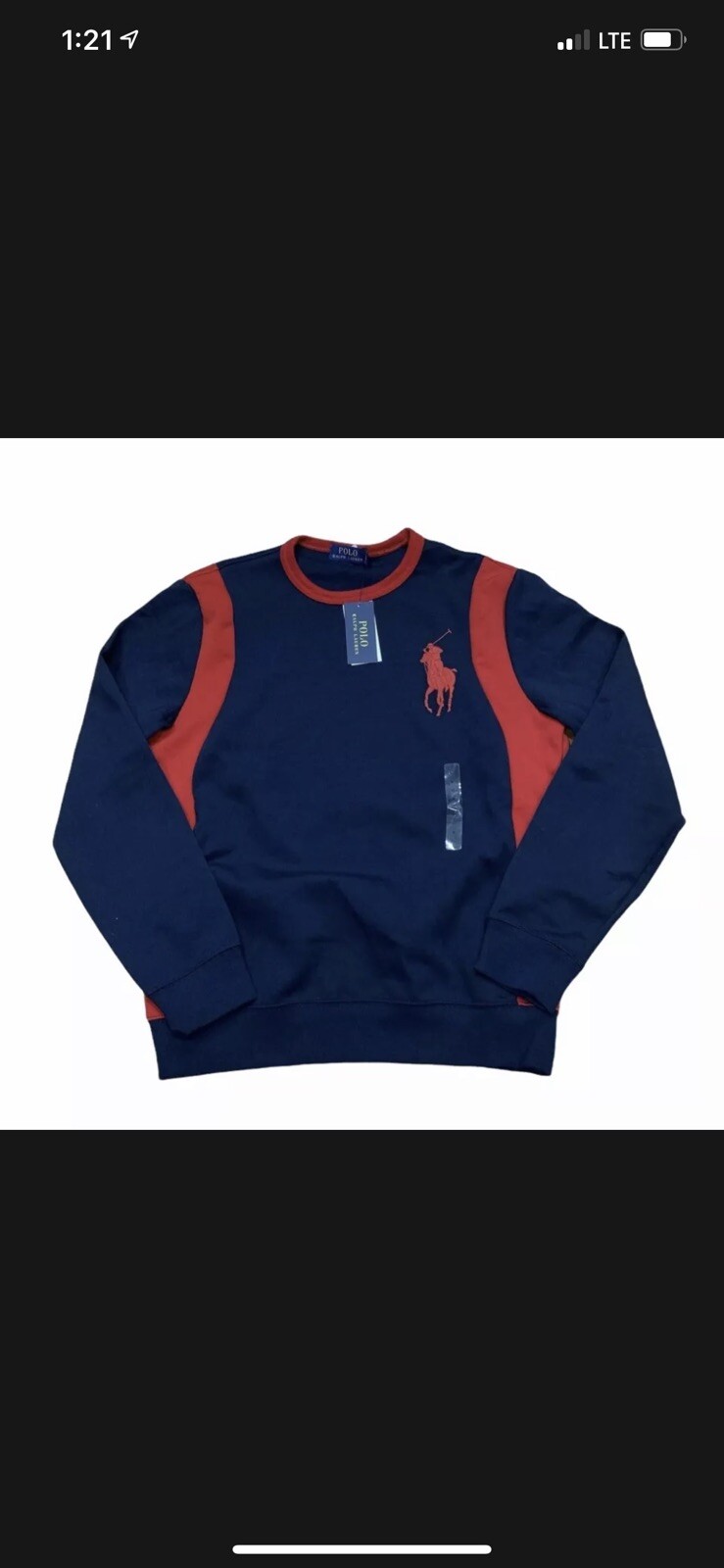 Polo Ralph Lauren Cookie Pullover Felpa Tg M Crest Popover Big Pony Nuova con etichette